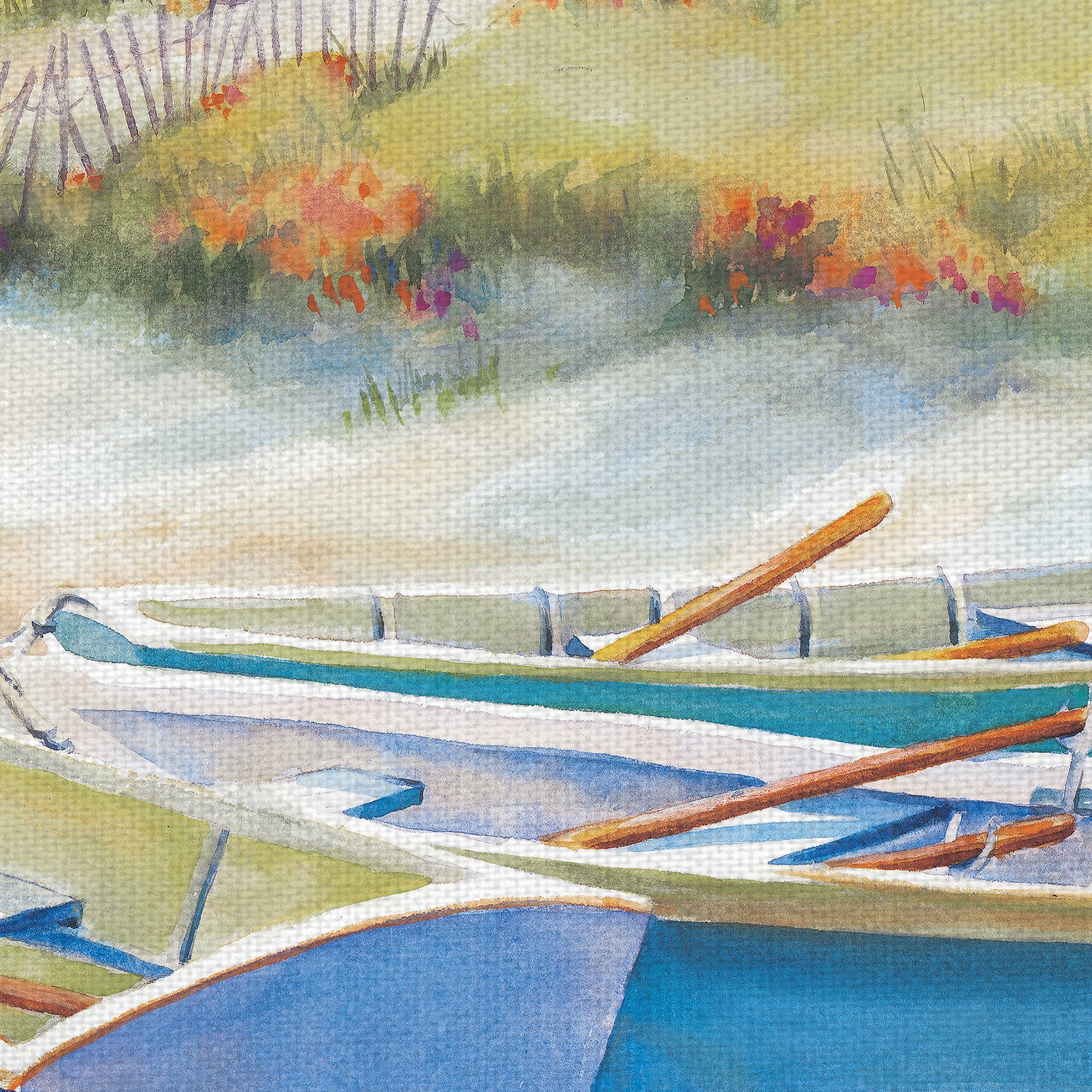 Masterpiece Art Gallery Summer Day Beach Sail by Kathleen Denis Canvas Art Print 22" x 28"