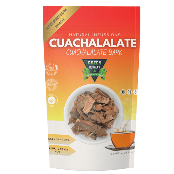 Green royalty - cuachalalate bark herbal tea (4oz)113g - makes 30  cups-resealable bag for freshness
