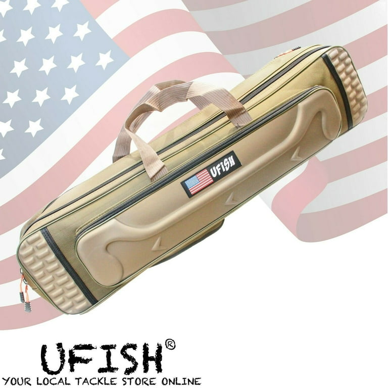 UFISH Fishing Rod Bag, Fish Pole Case, Fly Fishing Bag, Ice