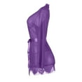thumbnail image 4 of SuDongPo Long Sleeve Bodysuit for Women Mesh Bodysuit Top Sheer Cutout Waist Leotards, 4 of 6