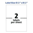 thumbnail image 5 of Avery Shipping Labels, 5.5" x 8.5", White, 200 Labels (8426), 5 of 8
