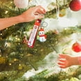 thumbnail image 1 of Christmas Santa Keychain For Christmas Couples Christmas Tree 3D Keychain With Garland Lights Glass Ornament Beach Set Beard Swinging Car Cow Hanging Decorations from Ceiling, 1 of 3