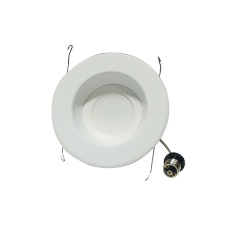 - NICOR Lighting 5/6-Inch 3000K LED Downlight Retrofit Kit for Recessed Housings, White Trim (DLR56-20-120-3K-WH)