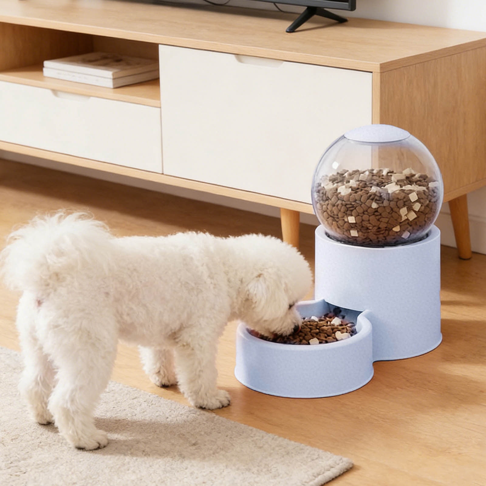 Automatic Smart Cat Feeder and Water Dispenser for Indoor Use Pet Supplies Runtime Auto Feeding and Hydration Solution for Cats and Small Dogs