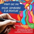 thumbnail image 2 of Sharpie Creative Markers, Water-Based Acrylic Markers, Brush Tip, Assorted Colours, 5 Count, 2 of 5