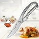 thumbnail image 3 of Tijeras de cocina - tijeras multiusos mecanismo de resorte tijeras para aves Tijeras domésticas de acero inoxidable para verduras carne utensilios de cocina barbacoa Xemadio LL-0424, 3 of 4