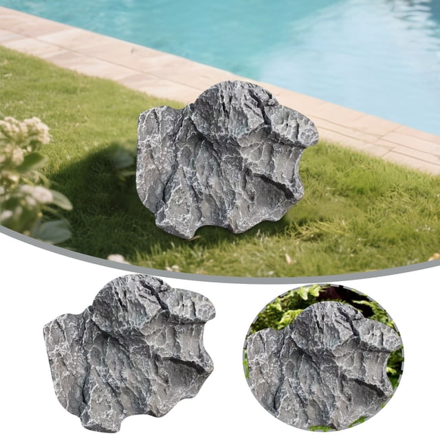 Housse en Mousse PU pour Roche, Design Réaliste, Cour, Jardin, Cour, Protecteur de Puits Décoratif en Pierre, Amélioration Naturelle Extérieure