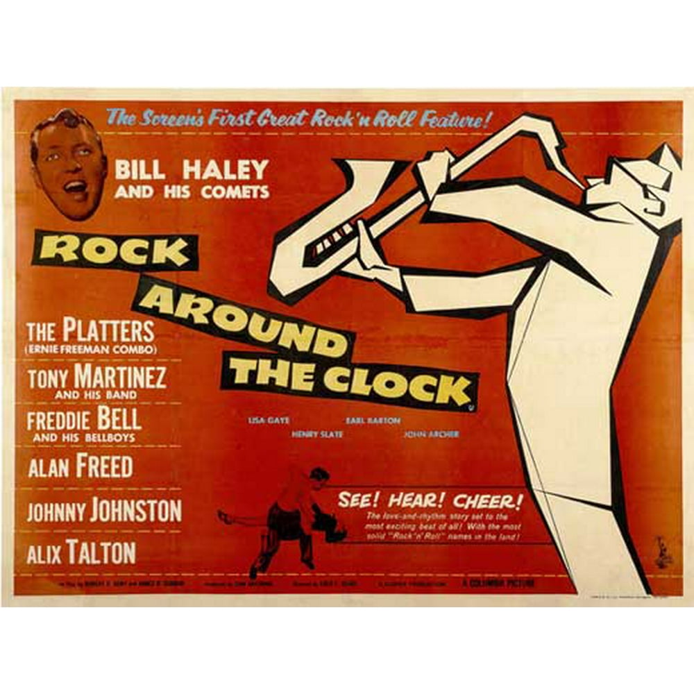 Rock Around the Clock movie POSTER (Style A) (11" x 14") (1956)