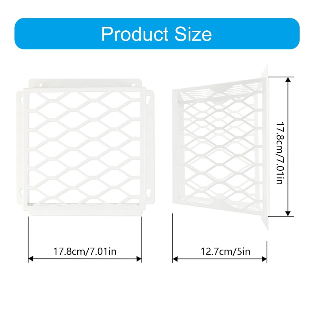 2Pcs Carbon Steel Dryer Vents Bird Guard Dryer Vents Bird Protective Cover Drying System Protector Easy to Use