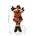 thumbnail image 2 of Hwkond Christmas Indoor Decorations Christmas Tree Decoration Hanging New Snowman Doll Christmas Holiday Window Decoration High Hat Doll Small Hanging Gift, 2 of 5