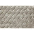thumbnail image 6 of Joaquin Rectangular Bench Cream White Velvet  Upholstered Hand Woven, 6 of 7