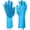 Blue, variant on 1Pairs Silicone Pet Grooming & Dishwashing Gloves – Scrubber for Bathing, Kitchen, Bathroom & Car