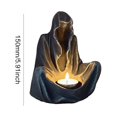 thumbnail image 2 of Fantasma de Halloween Candelero Resina Artesanía Festival Tema para el hogar Suministros para fiestas, 2 of 7