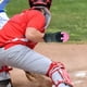 thumbnail image 5 of Guante de béisbol para jóvenes y adultos de color rosa con correa ajustable para la muñeca, guantes compresivos elásticos para béisbol y softball, 5 of 5