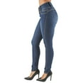 thumbnail image 3 of Fashion2Love Colombian Design Mid Waist Butt Lift Levanta Cola Skinny Jeans, 3 of 9