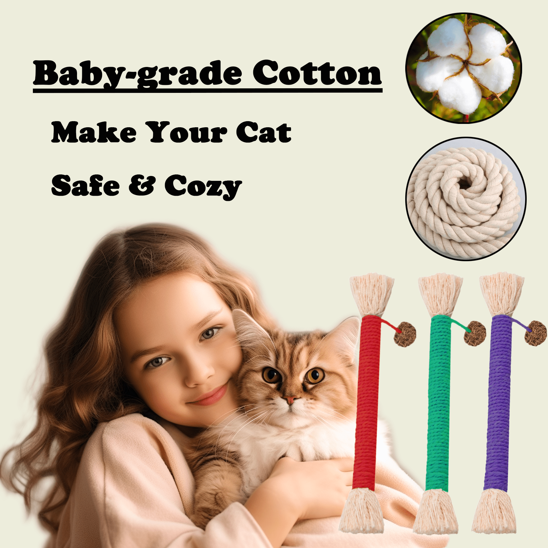 Grembeb 12 Pack Cat Chewing Toy Catnip Kitten Treat Rope Kitten Silvervine Stick for Teeth Indoor