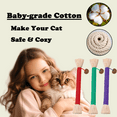 thumbnail image 3 of Grembeb 12 Pack Cat Chewing Toy Catnip Kitten Treat Rope Kitten Silvervine Stick for Teeth Indoor, 3 of 7