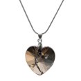 thumbnail image 1 of Glass Heart Pendant Necklace Fashion Charm Chain Necklace Clavicle Chain--Champagne-Product code 36331 Champagne, 1 of 5
