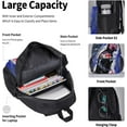 thumbnail image 6 of Jey Wrestler USO Backpack 3 Pieces Set With Lunch Box And Pencil Pouch Combination for Work/Sport/Picnic Stylish Laptop Backpack Travel Daypack Stationery Bag, 6 of 8