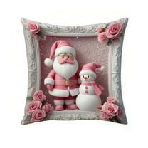 ChicYu 17.7x17.7 Inches Christmas Pillow Cover Cover for Standard Pillow Inserts Suitable for Christmas Home Decor Sofa Bed Chair Living Room Bedroom Holiday Display