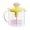 Purple-Yellow, variant on KGJQ Press Egg Beater, Manual Push Down Mixer for Baking, 500ml Measuring Cup with Whisk, Multifunctional Stirrer for Pancake Milk