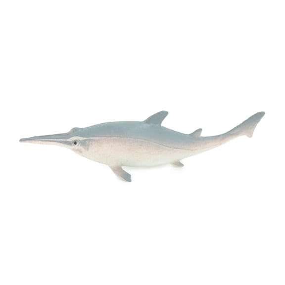 Sawfish Shark, Carpenter sharks, Saltwater, Rubber Fish, Realistic, Figure, Model, Replica, Toy, Kids, Educational, Gift, 5 1/2" F6028 B378