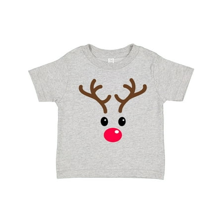 

Inktastic Reindeer Face Gift Toddler Boy or Toddler Girl T-Shirt