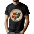 thumbnail image 1 of T-Shirt Graphique Performance Hurst pour Hommes - Coupe Classique, Col Rond Décontracté, Manches Courtes, Coton Confortable, Essentiel pour l'Été, Lavable en Machine - Noir avec Logo Vintage, Tenue Décontractée, 1 of 7