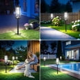 thumbnail image 2 of Taller Solar Pathway Lights Outdoor, 8 Pack Upgraded  Solar Garden Lights Solar , Up to 15 Hours Outdoor Solar Lights for Yard Landscape Path Walkway Driveway (Cool White), 2 of 6