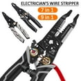 thumbnail image 3 of 9 in 1 Professional Electrician's Wire Stripper Ergonomic Pliers Wire C0D3, 3 of 4