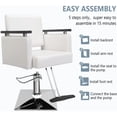 thumbnail image 5 of UBesGoo Hydraulic Hair Salon Chair White for Stylist, Barber Chairs for Barbershop Heavy Duty, Modern Styling Hairdressing Chair, Beauty Spa Braiding Equipment, 5 of 11