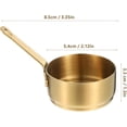 thumbnail image 2 of 304 Stainless Steel Sauce Cup, Golden Short Handle Condiment Container for Dipping, Multi-Function Gravy Boat for Western Steak Dining(2Pcs), 2 of 6