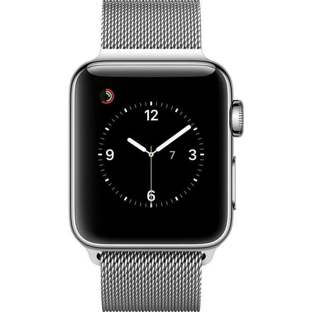 stainless steel case with milanese loop