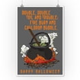 thumbnail image 2 of Double, Double Toil and Trouble, Happy Halloween (9x12 Wall Art Print, Home Decor), 2 of 3