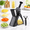 Black Knight, variant on 7-in-1 Black Safe Mandoline Slicer With Container For Kitchen Vegetable Prep