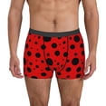 thumbnail image 2 of Goofa Ladybug Pattern Printed Men's Boxer Briefs Underwear, Moisture-Wicking Underwear, Trunk,Soft and Breathable Cotton Underwear-Medium, 2 of 9