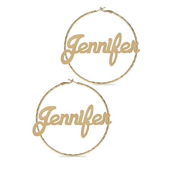 Personalized Script Name Earrings