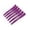 Purple, variant on 6pcs Professional Hair Clips for Styling Sectioning, Non Slip No-Trace Duck Billed Hair Clips with Silicone Band, Salon and Home Hair Cutting Clips for Hairdresser