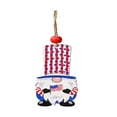 thumbnail image 2 of Clearance Under $5 Boovnll 4th of July Tree Decorations, 9Pcs Wooden Red White Blue Gnomes Memorial Day Ornaments, 4th of July Ornaments for Patriotic Party Hanging Decor, 4th of July Decorations, 2 of 8