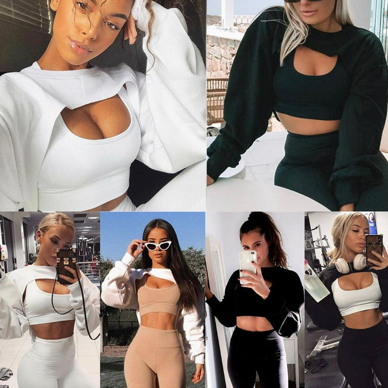 Gym crop cheap jumper