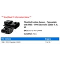 thumbnail image 2 of Throttle Position Sensor - Compatible with 1988 - 1990 Chevy C3500 7.4L V8 1989, 2 of 2