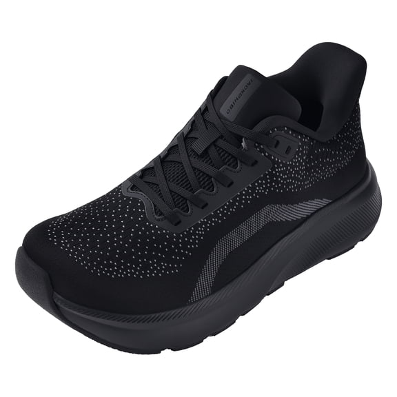 Mens Wide Toe Box Shoes Arch Support Lightweight Slip Ins Orthopedic Plantar Fasciitis with Thick Cushion Zero Drop Sole Width Shoes for Athletic Training Running Workouts