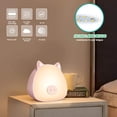thumbnail image 2 of Luz de noche LED para niños, luz de noche táctil recargable, lámpara de mesa recargable para dormitorio, habitación de bebé y sala de estar (rosa), 2 of 5