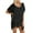Black, variant on Spring Saving Clearance AXXD Pool Cover Ups for Women New Fashion Beach Sexy Solid Hem Cover Up Swimwear
