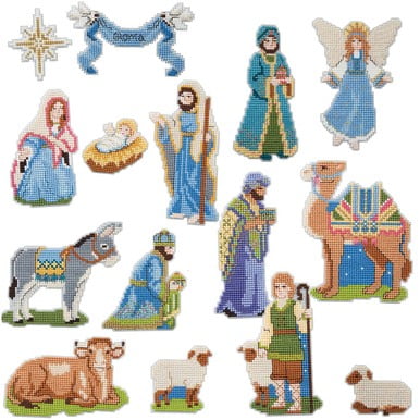 Herrschners® Away in a Manger Ornaments Counted Cross-Stitch Kit