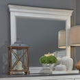 thumbnail image 2 of Liberty Furniture Industies, INC Allyson Park Crown Mirror in Wirebrushed White w/ Charcoal Top, 2 of 5