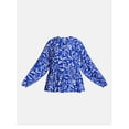 thumbnail image 6 of Scenario Women's Gathered Yoke Blouse with Long Sleeves, Sizes XS-XXXL, 6 of 6