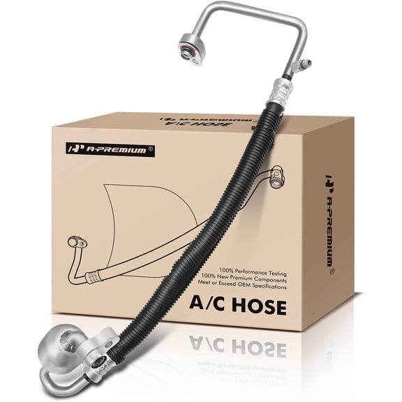 A-Premium A/C Discharge Hose Compatible with Ford Explorer 2013-2019 Police Interceptor Utility 2014-2019 V6 3.5L Turbocharged