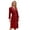 Wine Red, variant on Women's Lightweight Long Bathrobe Soft Kimono Spa Bathrobe Sleepwear Full-Length Rob Ladies Loungewear