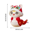 thumbnail image 3 of IMossad 2025 Lucky Snake Year Doll - Wealth Snake Plush Toy, Chinese New Year Gift for Kids, Cute Baby Doll, 3 of 6